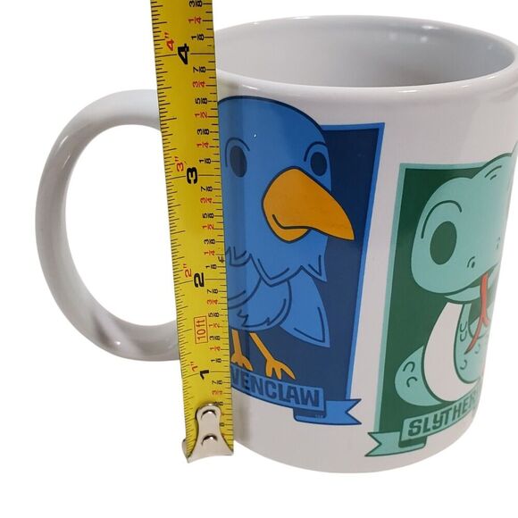Zak! Harry Potter 4 House Crests Cartoon Style Mug Hogwarts Fantasy Myth Magic - Picture 2 of 5